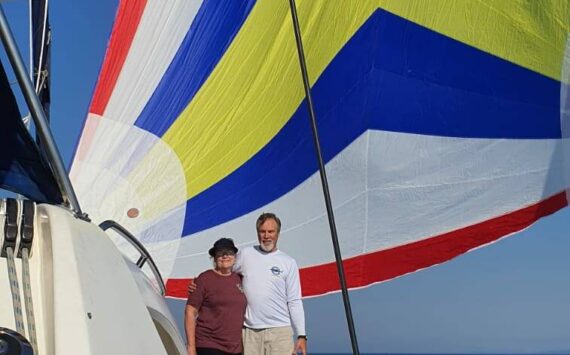 Photo provided
Karen Cox and John Goebel recently returned to Oak Harbor after two years sailing through the Atlantic.