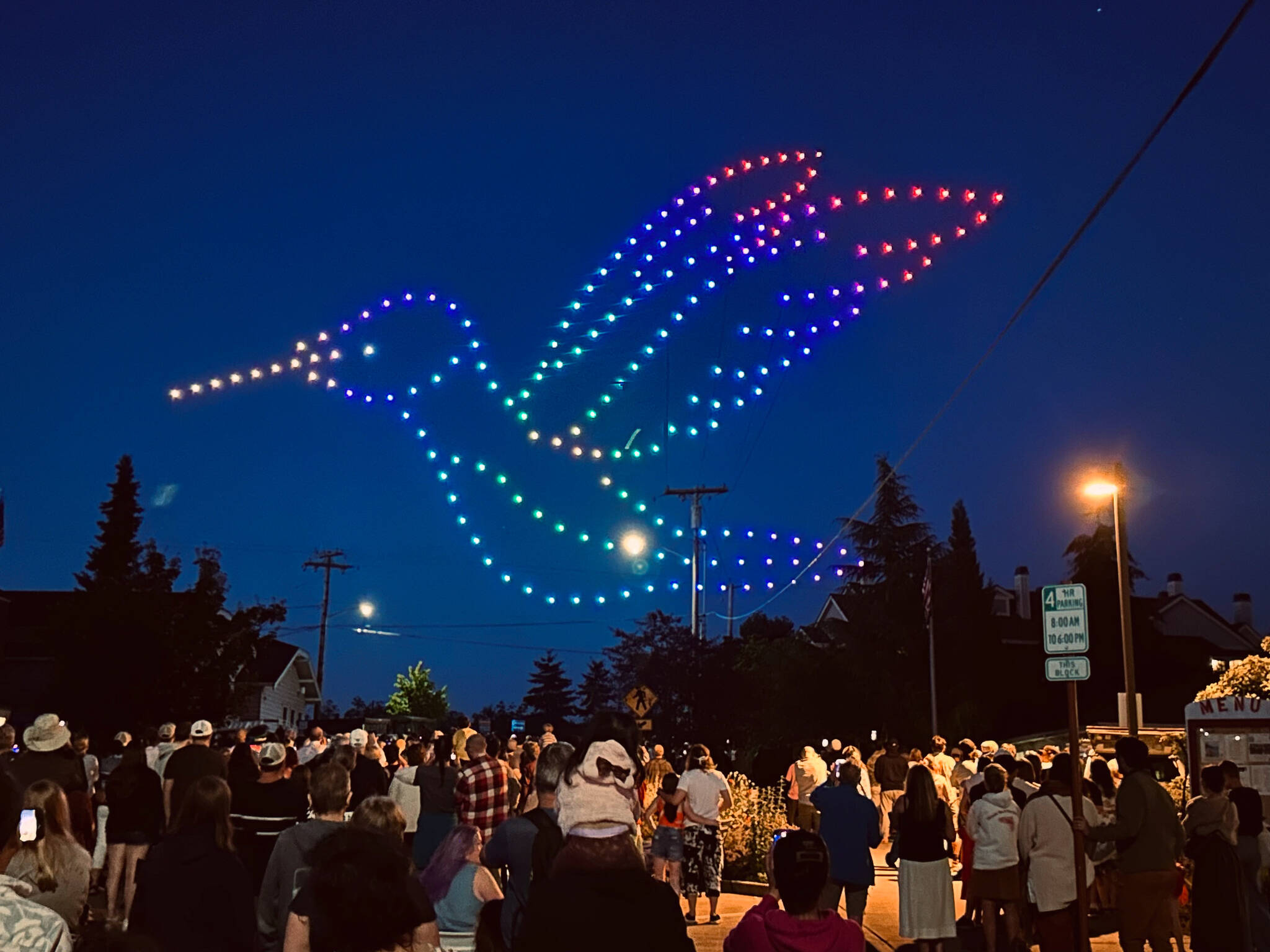 Photo by Craig Cyr
The colorful shapes in the sky attracted many locals and visitors alike.