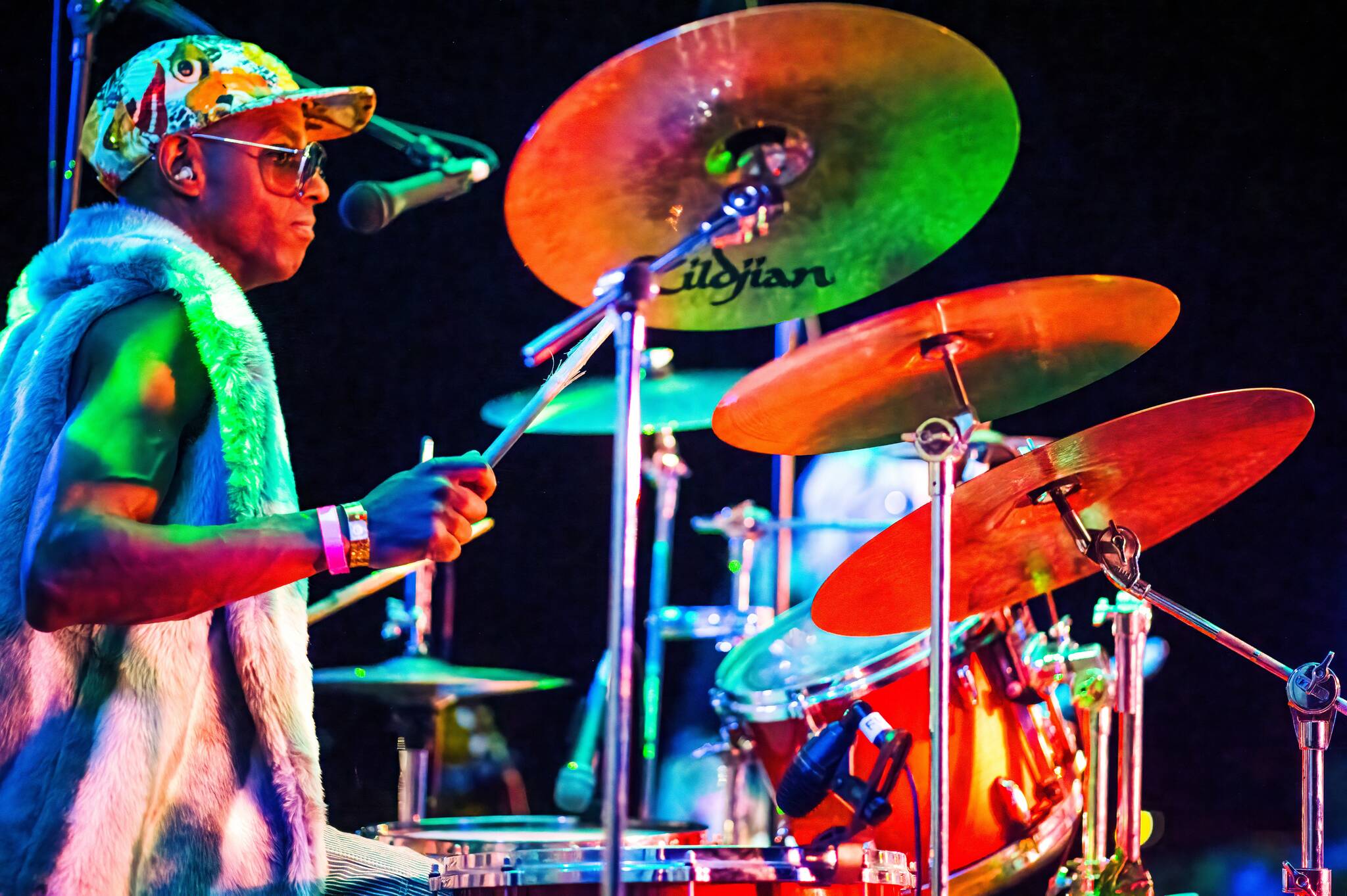 Photo by Dennis Browne
Drummer Raoul Hardin from the General Mojos plays at LittleBIGFest in 2023.