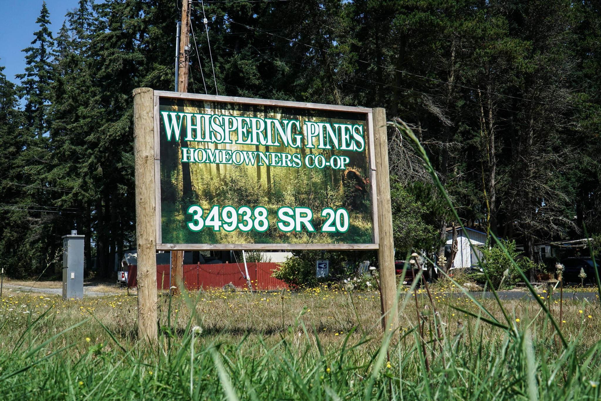 Whispering Pines Cooperative, a 55-manufactured-home, resident-owned community on North Whidbey, has decided to pursue the state revolving fund to address its polyfluoroalkyl substance, or PFAS, contamination. (Photo by Sam Fletcher)