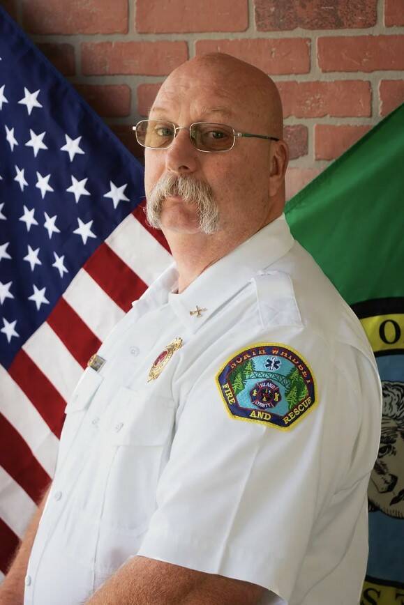 Recently, Christopher Swiger, Interim Chief of North Whidbey Fire and Rescue, was approved to begin negotiations to become the permanent chief. (Photo provided)