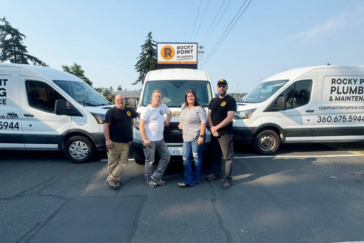 Rocky Point Plumbing & Maintenance was founded specifically to serve Whidbey and Fidalgo islands – promptly, efficiently and with competitive pricing. Courtesy Rocky Point Plumbing