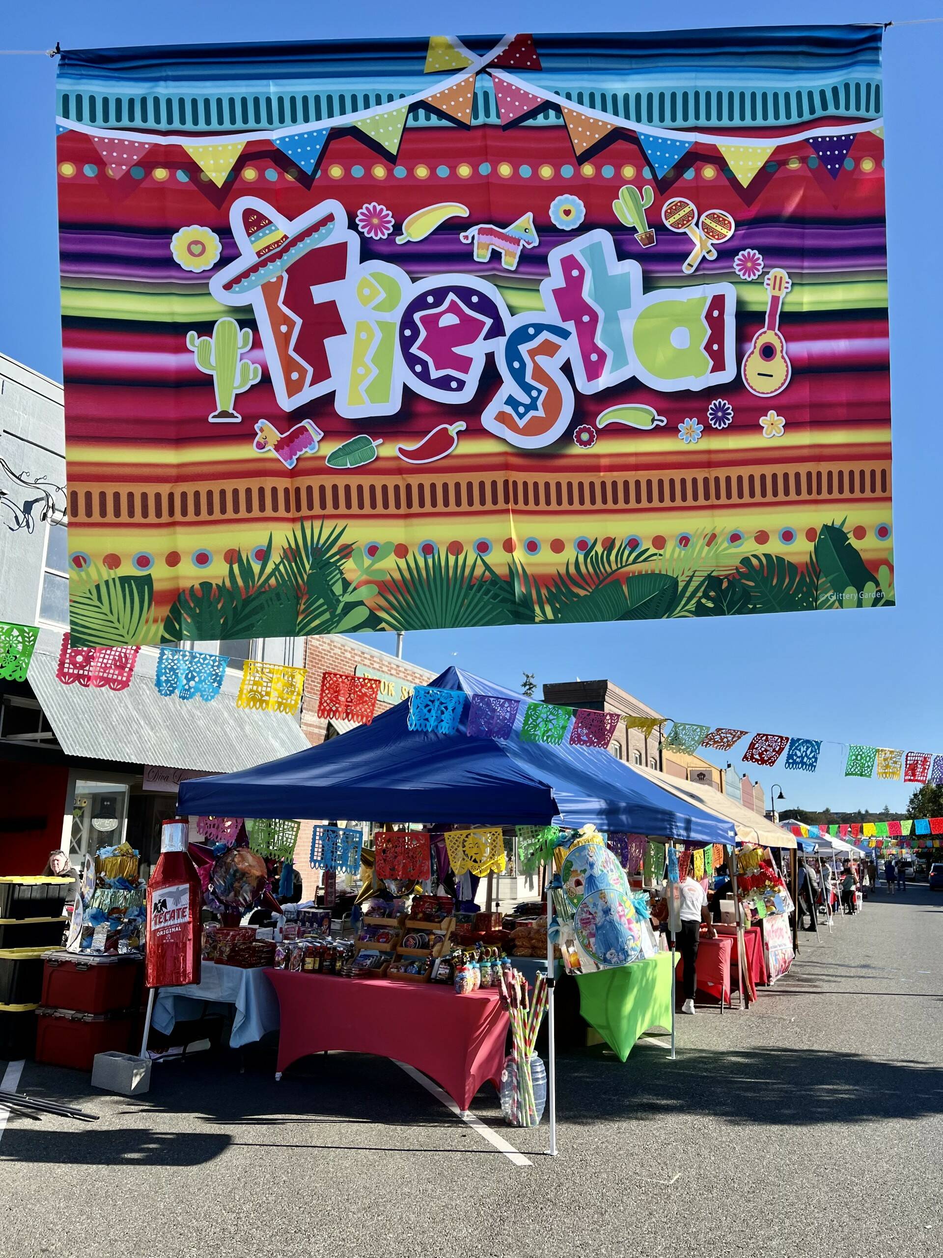 Photo provided
Vendors lined up Pioneer Way at the first annual Dia de Fiesta, held in 2023.