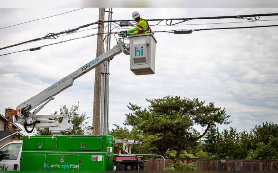 Ziply Fiber launched its new fiber network in Coupeville in February and has since been building access to homes and businesses throughout the city. Courtesy Ziply Fiber