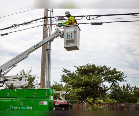 Ziply Fiber launched its new fiber network in Coupeville in February and has since been building access to homes and businesses throughout the city. Courtesy Ziply Fiber