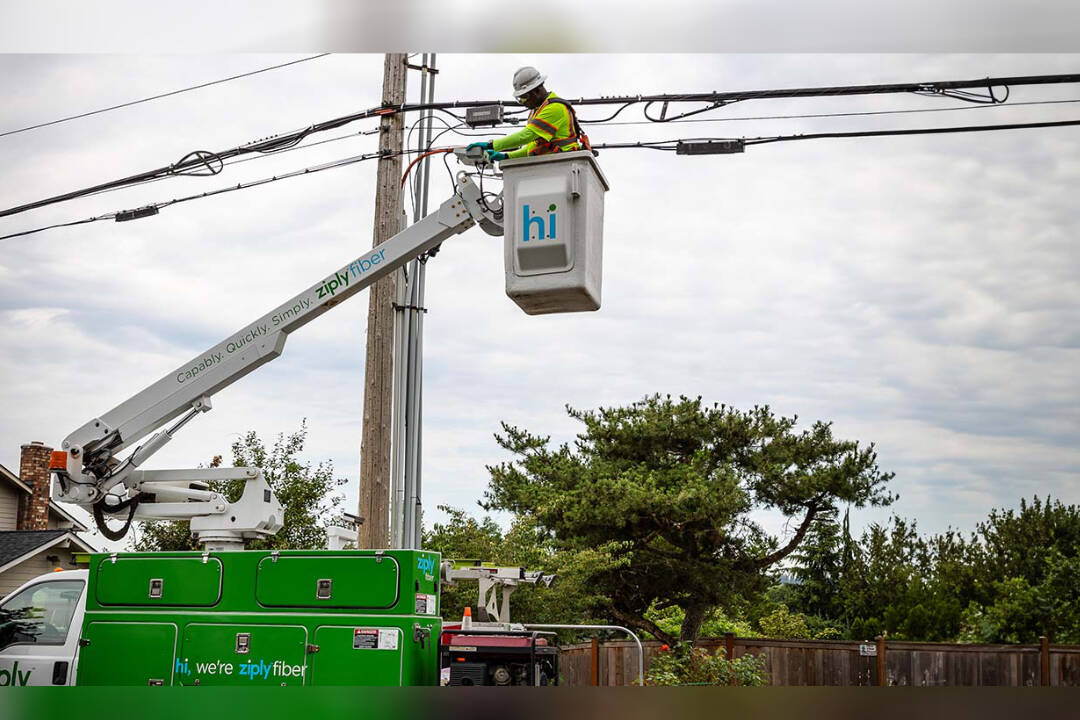 Ziply Fiber launched its new fiber network in Coupeville in February and has since been building access to homes and businesses throughout the city. Courtesy Ziply Fiber