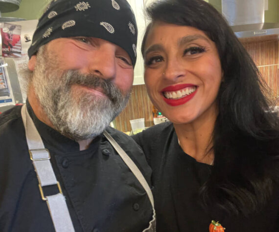 Together, Crystal Madrigal and Chef Thomas Litrenta are the vision behind the Chef in the Black Bandana which feed Whidbey Island through their Italian Market, Bandana’s Street Food and Bandana’s Catering.