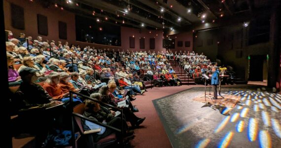 Photo provided
Nancy Pearl packed the WICA auditorium at her event in 2022.