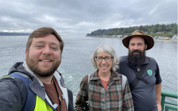 Linda, Ben and Tony recently experienced how easy it is to take public transportation from Whidbey Island to Seattle and home again – stress-free! Courtesy Island Transit