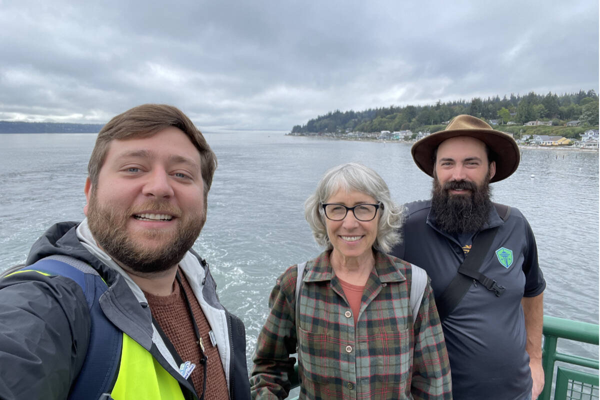 Linda, Ben and Tony recently experienced how easy it is to take public transportation from Whidbey Island to Seattle and home again – stress-free! Courtesy Island Transit