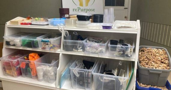 Photo provided
Plenty of art supplies and giftwrapping materials can be found at the new rePurpose reuse and recycling center.