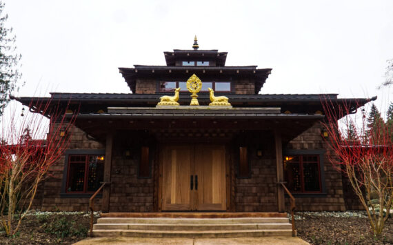 The Kilung Foundation meets at the Phagtsok Gedun Choling Temple in Clinton. (Photo by Sam Fletcher)