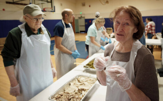 Photo by David Welton
Annie Horton gets emotional talking about her time volunteering for Mobile Turkey Unit.