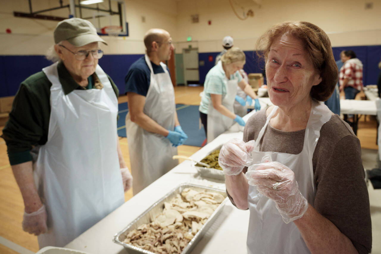 (Photo by David Welton)
Annie Horton gets emotional talking about her time volunteering for Mobile Turkey Unit.