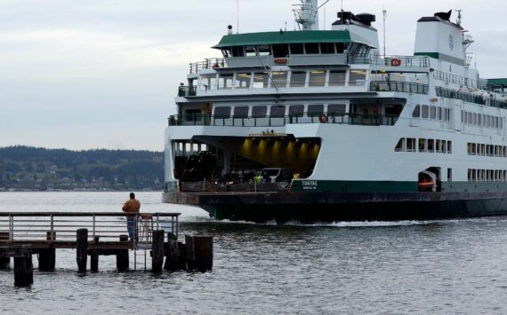 South Whidbey Record file photo
The Tokitae ferry prepares to dock.