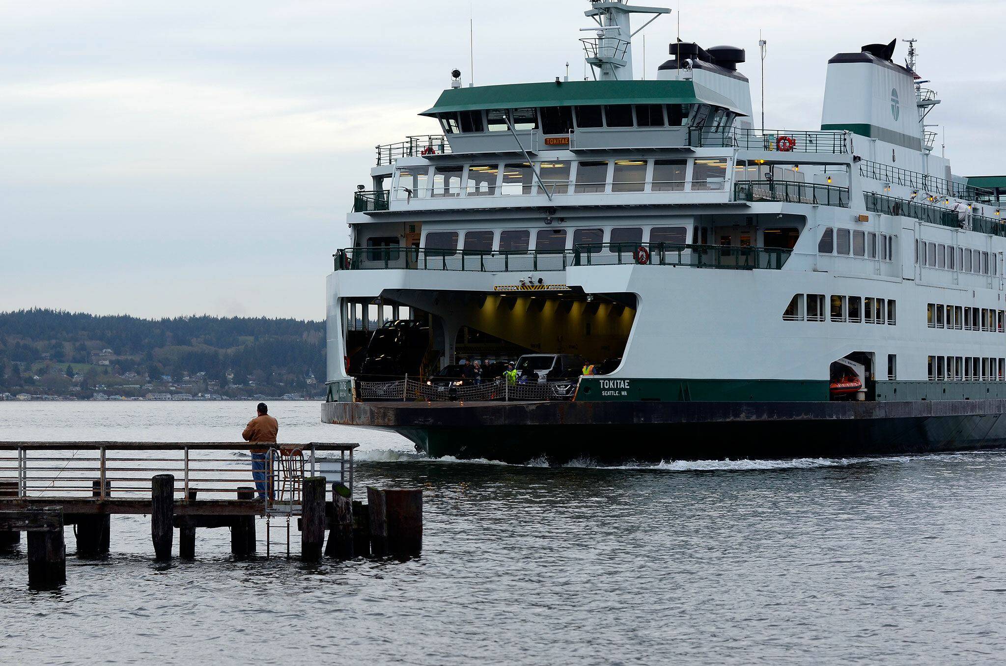 South Whidbey Record file photo
The Tokitae ferry prepares to dock.